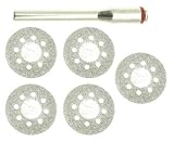 SE Diamond Cutting Disc - 5 Pc Set (1/8 Shank)