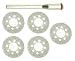 SE Diamond Cutting Disc - 5 Pc Set (1/8 Shank)