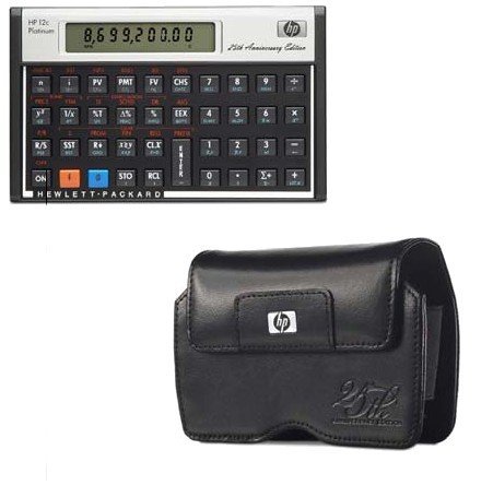 HP 12c Platinum Financial Calculator 25th Anniversary