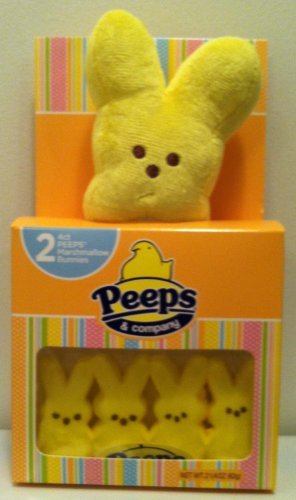 Peeps 8 Count with Plush Bunny (Blue)