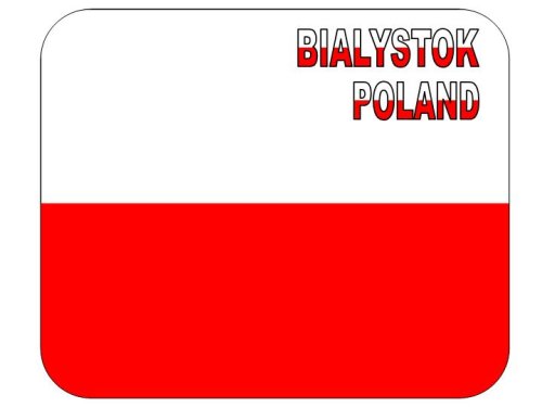 Poland, Bialystok mouse pad