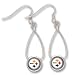 Pittsburgh Steelers French Loop Earrings