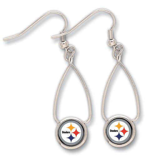 Pittsburgh Steelers Football French Loop Fashion Earrings