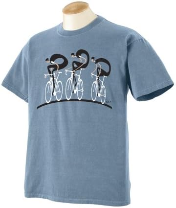 The Chase Valenti Cycling Art Men's BicycleT-shirt - Bay