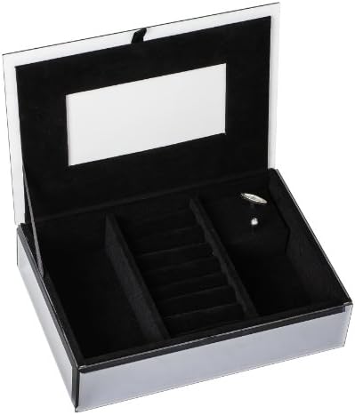 Granddaughter May All of Your Dreams Come True Large Deluxe Glass Mirror Jewelry Music Box - Plays Song You Light Up My Life