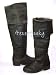 Leather Pirate Renaissance Swashbuckler Black Boots Mens