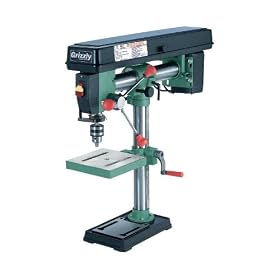 Grizzly G7945 5 Speed Bench-Top Radial Drill Press