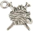 Embellishment Charms - Silver Ball Of Yarn
