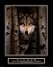 Wisdom: Gray Wolf Art Poster Print, 22x28