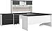 Ameriwood Home Pursuit Hutch, White/Gray