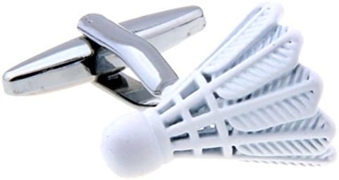 Badminton Shuttlecock Cufflinks Sport Birdie Sports Racket Cuff Links