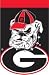 bulldog41 - Applique University of Georgia Large Flag