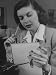 American Girl's Big, Competent, Well-Cared-For Hands, Hold Shorthand Notebook During ...