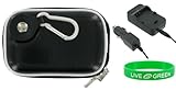 2n1 Hard Shell Case (Candy Black) and NP-BD1 AC DC Charger for Sony Cyber-s ....