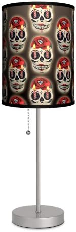 Lamp-In-A-Box SPS-VAR-SKCAN Various - Skull Candle Sport Silver Lamp