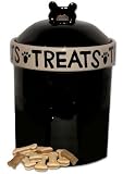 Petrageous PE10187 Pooch Basics 9 Inch Treat Jar, 60 ounces