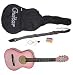 38 Pink Acoustic Guitar With Accessories - Extra Packaging