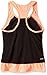 adidas Girls' Big Ultimate Tank, Black/Sun Glow, Medium