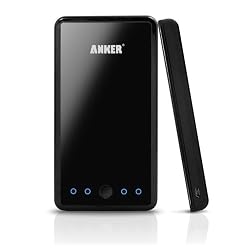 Anker® Astro3E 10000mAh High Capacity Power Bank Pack Portable External Battery Charger (Dual 5V 3A USB Output) for iPhone5, iPad 4, 3, 2, Mini, iPods; Samsung Galaxy S4, S3, S2, Note 2; HTC One, EVO, Thunderbolt, Incredible, Droid DNA; Motorola ATRIX, Droid; Google Nexus 4, Nexus 7, Nexus 10; LG Optimus; PS Vita, GoPro [4 cellphone connectors included, 0.6 inch slim design, customized for Apple & Android Devices, Lightning Cable not Provided for iPhone5]