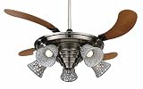 Fanimation Ceiling Fans Air Shadow Multilight Model FP825PW in Pewter. Indoor fan.