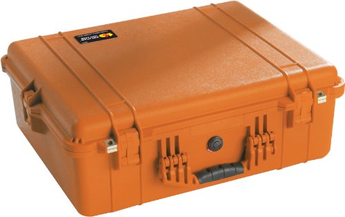 Pelican 1600 Case with Foam for Camera (Orange) On Sale