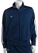 Speedo Men's Polyester Tech Twill Super Pro Solid Splice Warmup Jacket