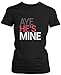 Aye She's Mine, Aye He's Mine Cute Matching Couple Shirts - Valentine's Day gift
