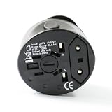 Premium All in One Universal Travel Power Adapter -US, UK, EU, AU - Blk + Free DreamBargains Neckstrap / Lanyard!