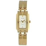NICOLET Women's Gold-Tone Bangle Bracelet Watch. Model: NC-2014W
