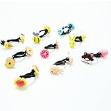 BIANHUAN ヘアゴム (20コ) キッズ 子供 髪飾り アクセサリー カラフル