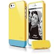 elago S5 Glide Case for iPhone 5 - Sport Yellow + Extra Bottom Clip + Front Protection Film + Back Protection Film included - Full Retail Packaging
