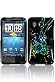 HTC Inspire 4G Graphic Case - Teal Flower (Free HandHelditems Sketch Univer ....