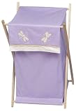 JoJo Designs Baby and Kids Clothes Laundry Hamper - Purple Dragonfly Dreams