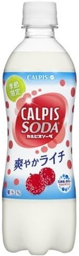 500mlX24 this Calpis Calpis soda refreshing lychee