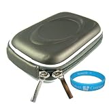 Camera Case for Flip Video MinoHD (Eva Gray) + SumacLife Wisdom Courage Wristband