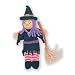 Toys : Witch Wooden Head Finger Puppet