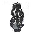 PALM SPRINGS GOLF Black/Silver 14 Way Full Length Divider Cart Bag