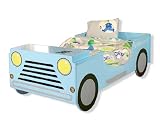Autobett NAVY KINDERBETT BETT Jeep NEU Auto hellblau