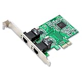 Syba Dual LAN Ports 1000-Base T Gigabit Ethernet Card Realtek Chipset (SD-PEX24033)