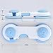 MKPLY 5 PCS Blue Adhesive Kids Baby Child Safety Cabinet Door Fridge Drawer Cupboard Locks