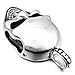 Men's Stainless Steel Pendant Necklace Silver Skull Gothic Polished -with 23 inch Chain