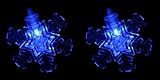 Solar Blue Safety Lights - 20 Large 2 Inch Very Bright Blue LED Stringed 12 Foot Long