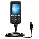 Klassisches USB Kabel f�r Sony Ericsson K858cmit Hot Sync und aufladen Einsatzm�glichkeiten - von Gomadic mit TipExchange Technology