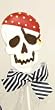 Pirate Skull Belgian Milk Chocolate Lollipop (5.5 Oz)