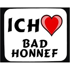 Mauspad mit Ich liebe Bad Honnef Dekoration