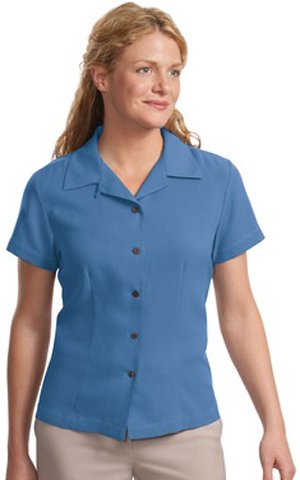 Port Authority Women's Silk Blend Camp Shirt