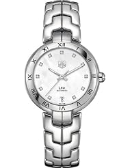Tag Heuer Link Lady Automatic Diamond Mother of Pearl Dial Stainless Steel Ladies Watch WAT2315.BA0956