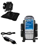 HTC Faraday Auto Bean Bag Dash Holder with Car Charger - Uses Gomadic TipExchange