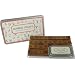 Alphabet 26 stamps and inkpad in keepsake tin Cavallini Tin