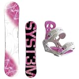 2012 System Wish 144cm Womens Snowboard Package + Siren Leaf Bindings